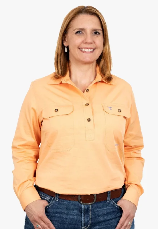 Just Country Womens Jahna Work Shirt JC50505 Cozy Cotton Short Tee