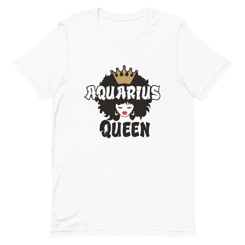 Aquarius king short sleeve unisex t shirt Fashionable Plaid Short Sleeve