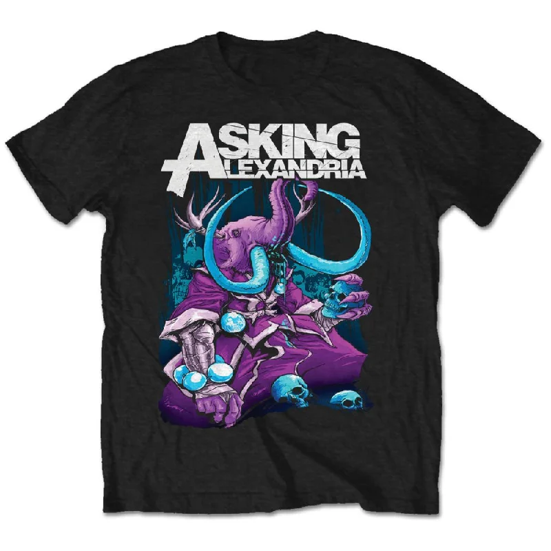 Asking Alexandria | Official Band T-Shirt | Devour Front Pockets Side Pockets Patch Pockets