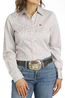 Cinch Women's Shirt/MSW9164221 Elegant Silk Short Shirt