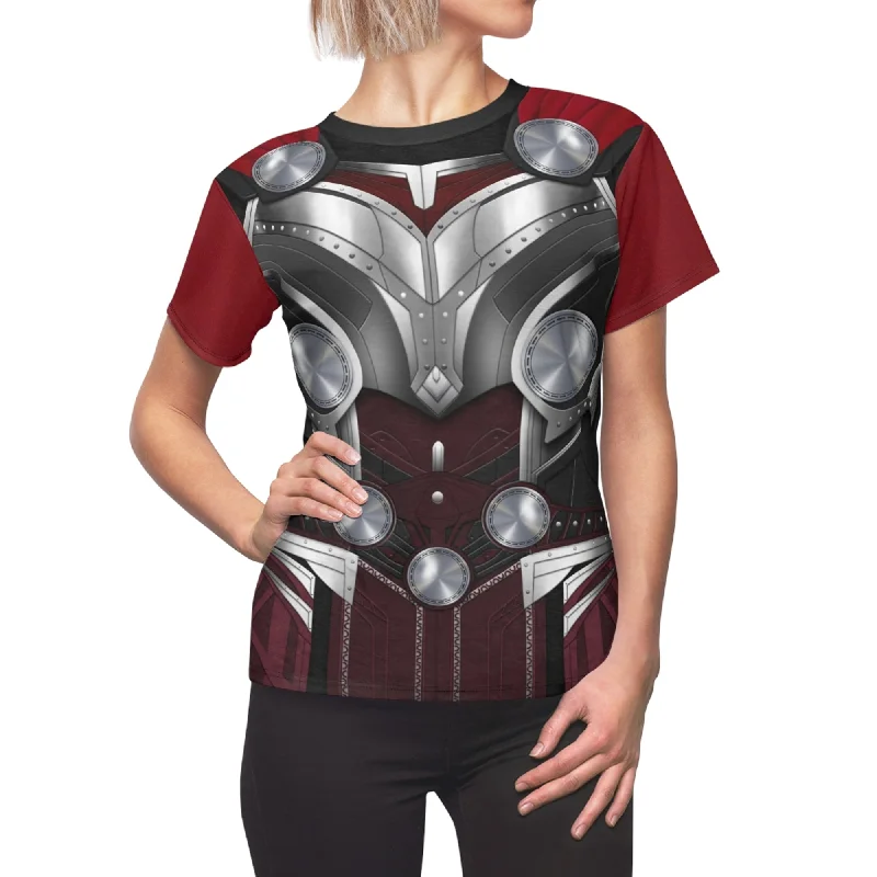 Doctor Jane Foster Women's Shirt, Thor Love and Thunder Costume Classic Solid Short Shirt