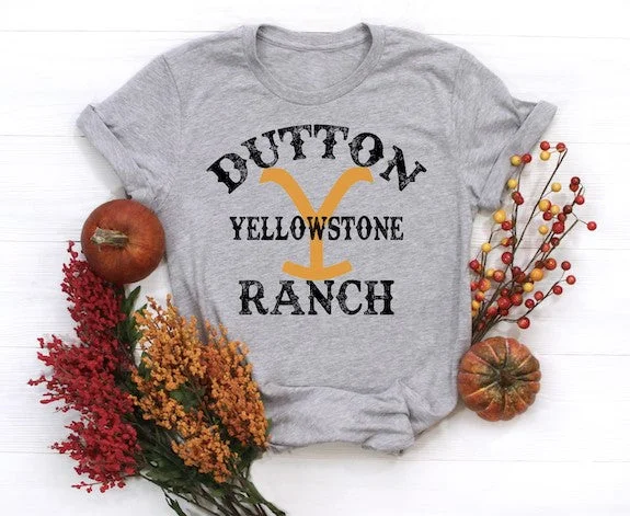 Dutton Ranch Tee Shirt Comfortable Short Sleeve Tee