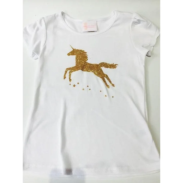 Sparkle Unicorn Shirt Comfortable Short Sleeve Blouse