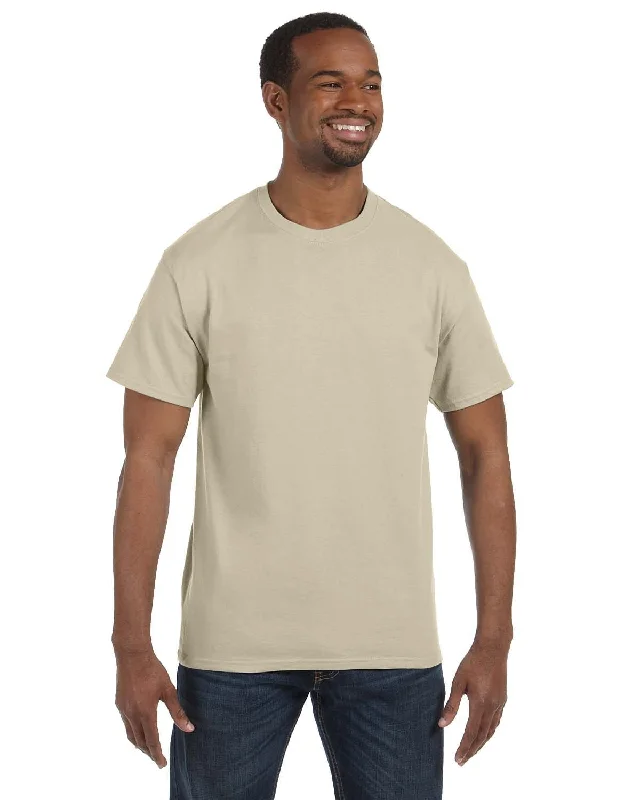 Hanes Authentic-T T-shirt | Sand Oversized T-Shirt Spandex breathable