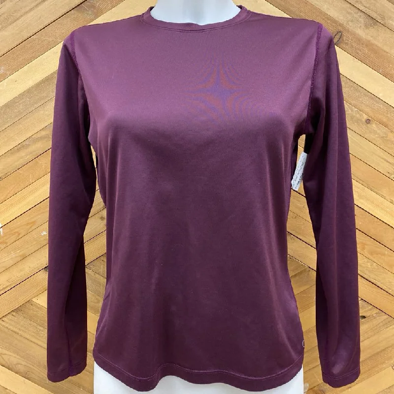 MEC - Women's L/S Athletic Shirt - MSRP $55: Purple-women-SM Stylish Pleated Short Sleeve