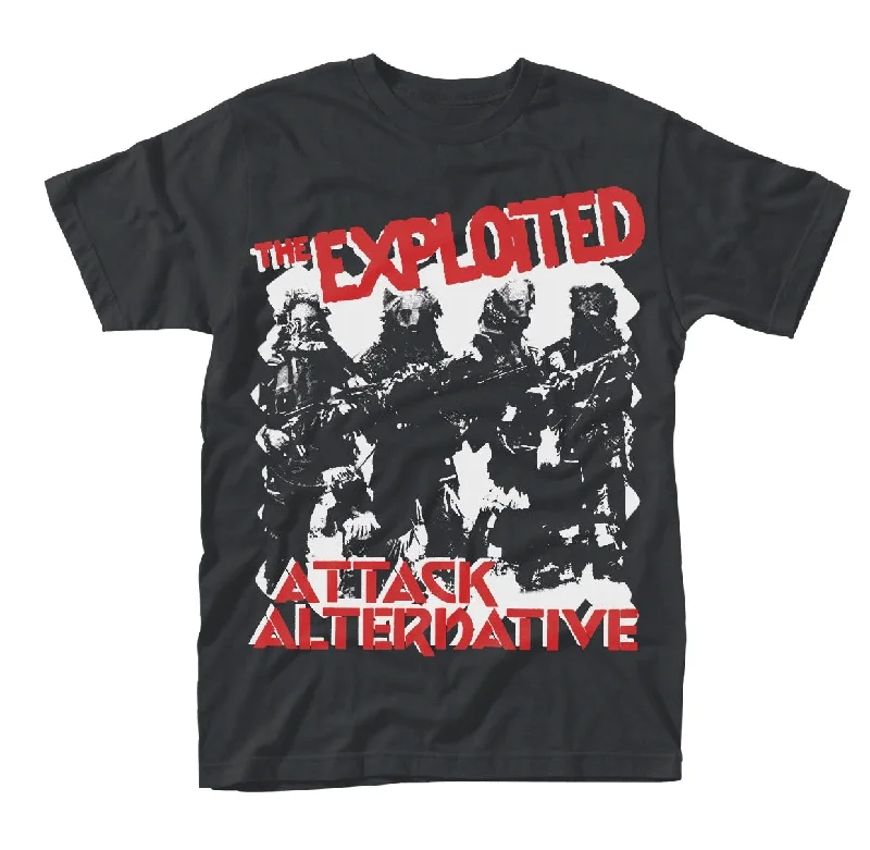 The Exploited Unisex T-shirt: Attack Elasticated Padded Insulated