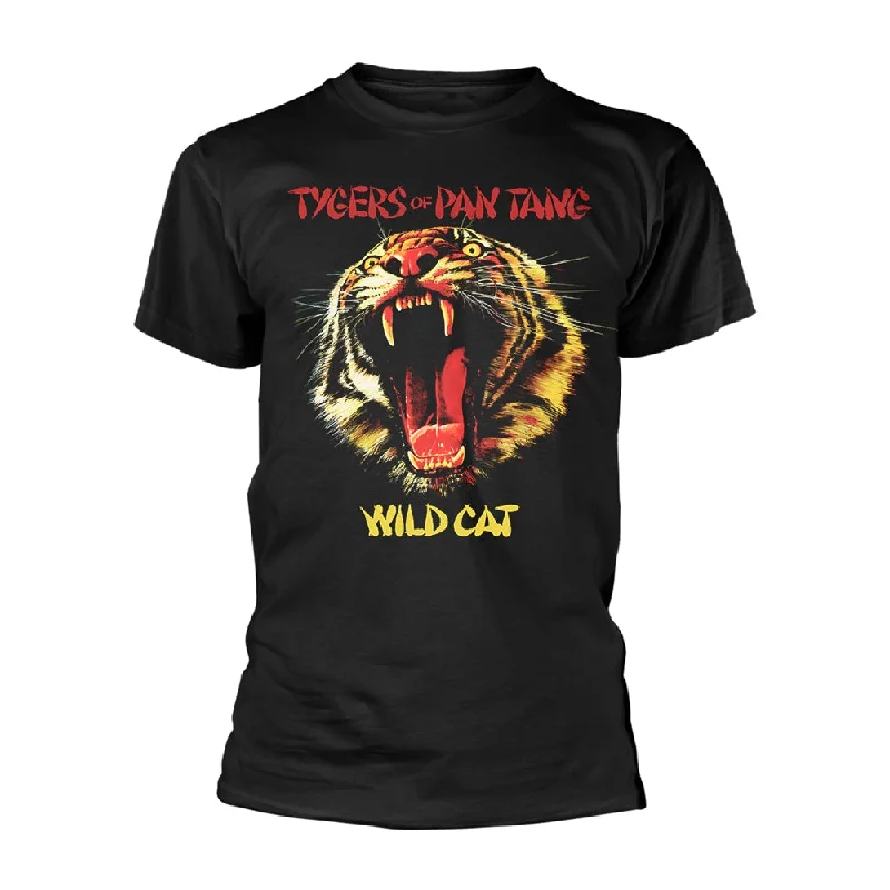 Tygers Of Pan Tang Unisex T-shirt: Wild Cat Boxy Fit Fitted Loose