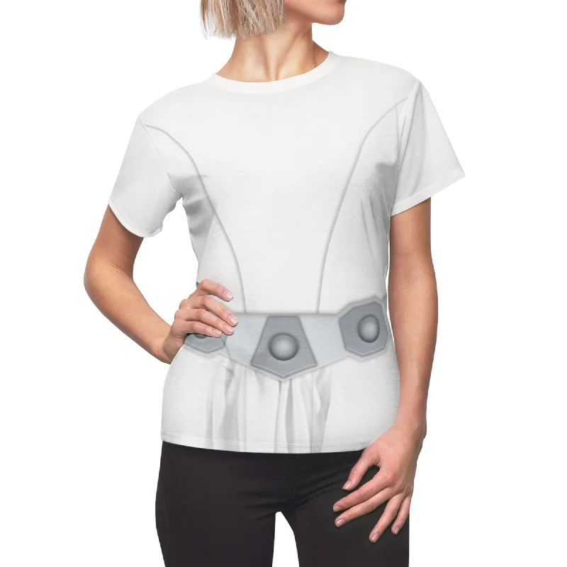 Princess Leia Women's Shirt, Star Wars Costume Stylish Crew Neck Shirt