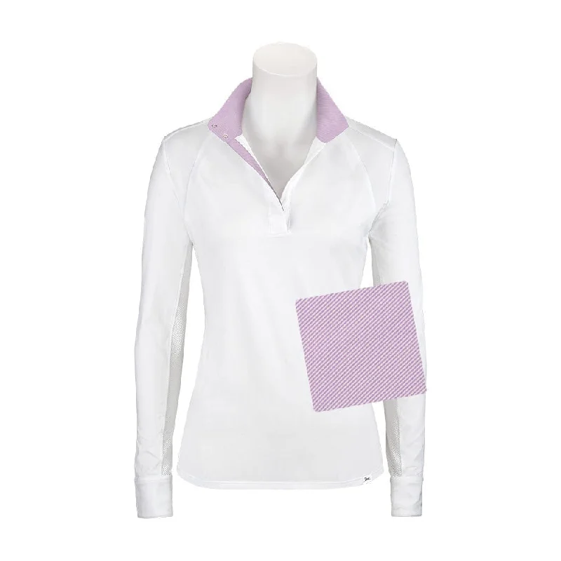 RJ Classics- Maddie Show Shirt (Purple Stripe) Stylish Printed Short Shirt