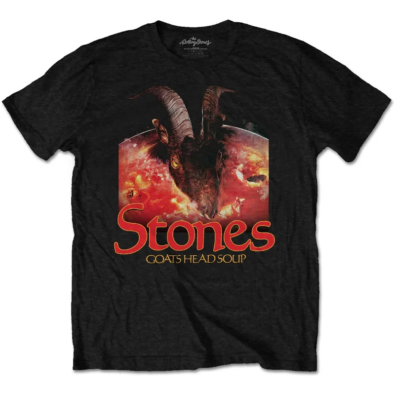 The Rolling Stones | Official Band T-Shirt | GHS with Logo Chenille Blend Fleece Blend Nylon Blend