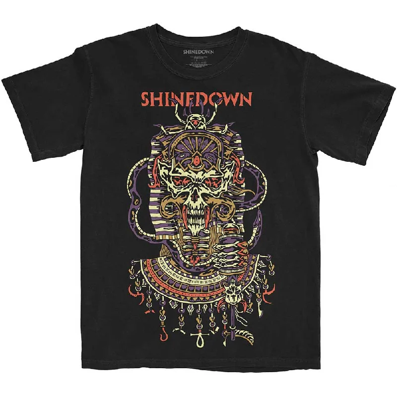 Shinedown | Official Band T-Shirt | Planet Zero Denim Fabric Leather Fabric Suede Fabric