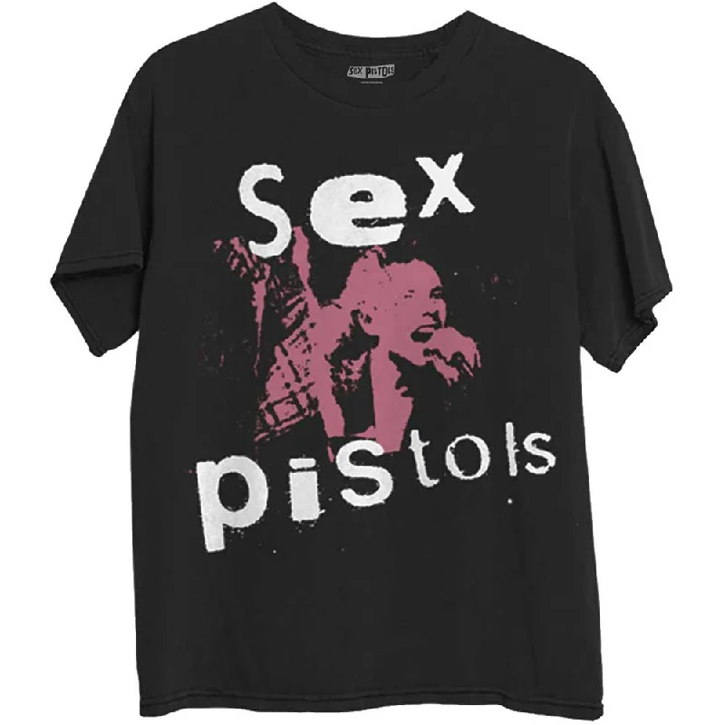 The Sex Pistols | Official Band T-Shirt | Sex Pistols Silk Blend Satin Velvet