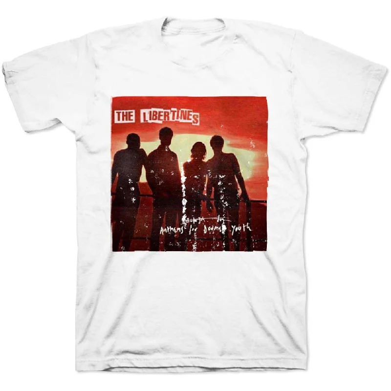 The Libertines | Official Band T-Shirt | Anthems for Doomed Youth Graphic T-Shirt Round Neck Polyester