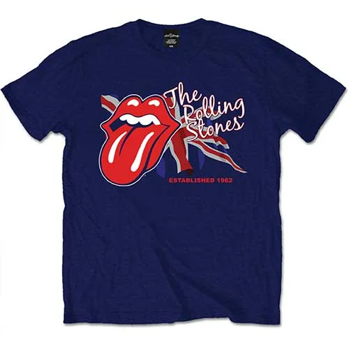 The Rolling Stones | Official Band T-Shirt | Lick the Flag Fleece Nylon Spandex