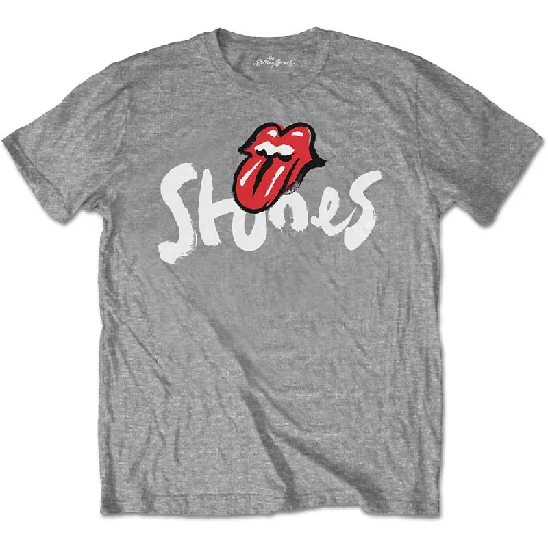 The Rolling Stones | Official Band T-Shirt | No Filter Brush Strokes Solid Color Striped Floral