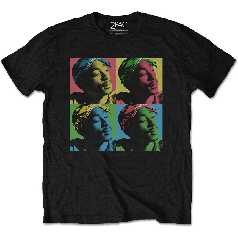 Tupac | Official Band T-Shirt | Pop Art Handmade Hand-knitted Hand-woven