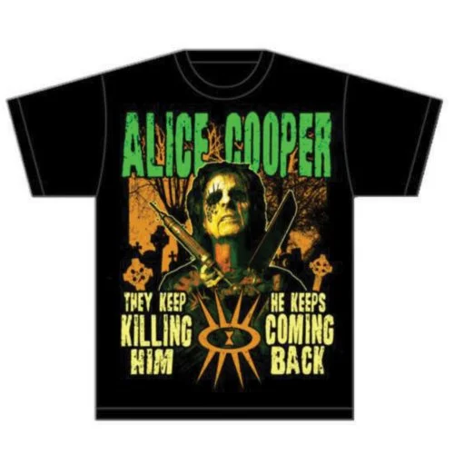 Alice Cooper | Official Band T-Shirt | Graveyard Elegant Classic Vintage