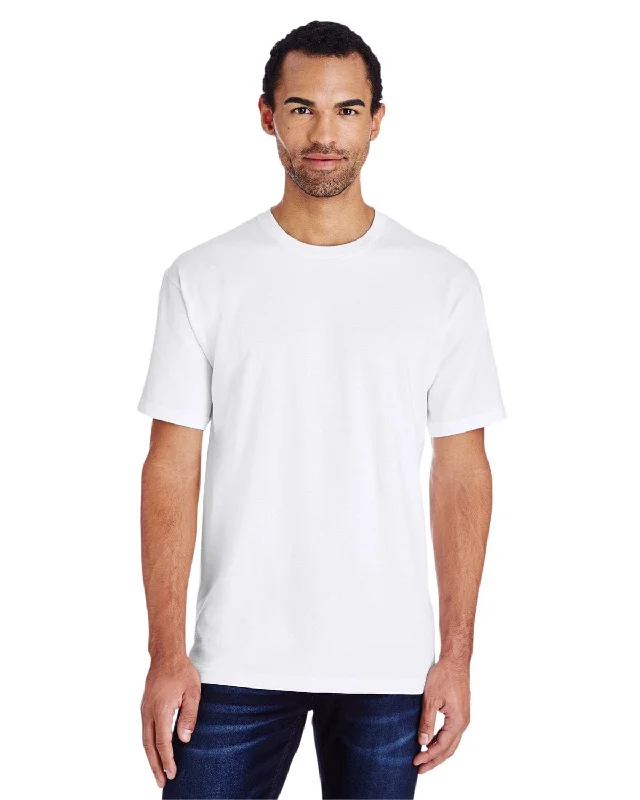 Gildan Hammer Heavyweight T-Shirt | White Embroidered Appliqued Beaded