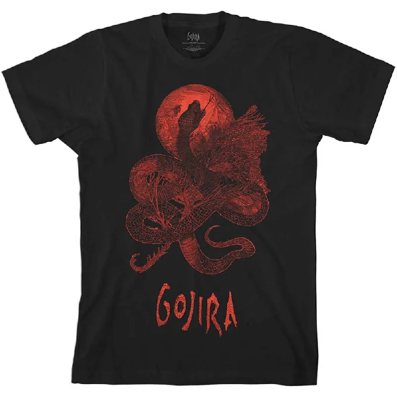 Gojira | Official Band T-shirt | Serpent Moon Faux Fur Fabric Real Fur Fabric Shearling Fabric