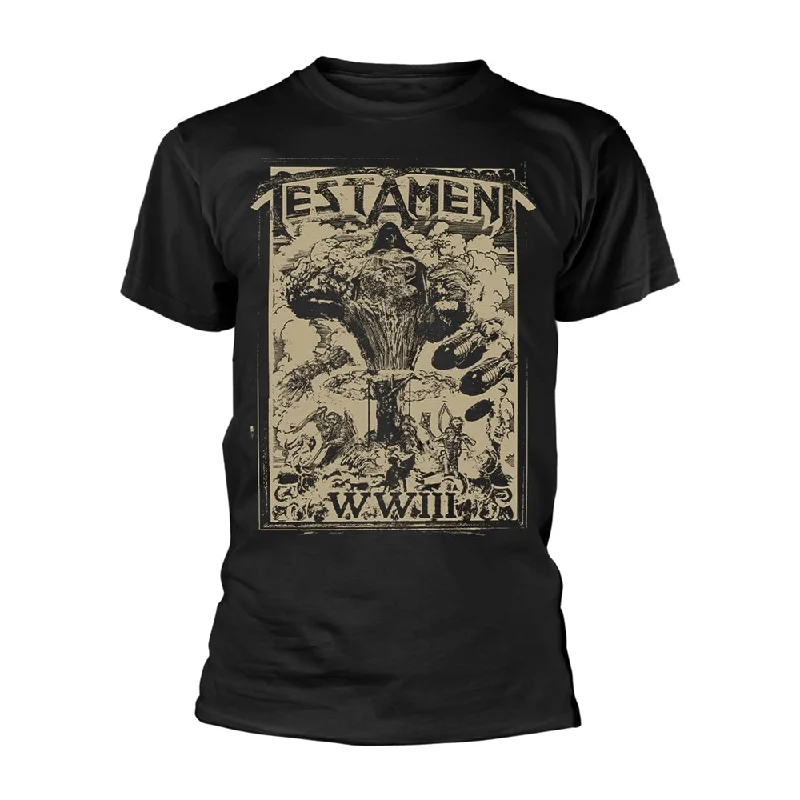 Testament Unisex T-shirt: WWIII (back print) Layered Multi-layer Single Layer