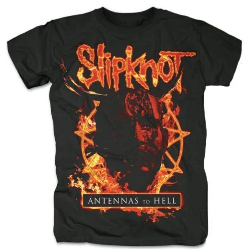 Slipknot | Official Band T-Shirt | Antennas to Hell Oversized T-Shirt Spandex breathable