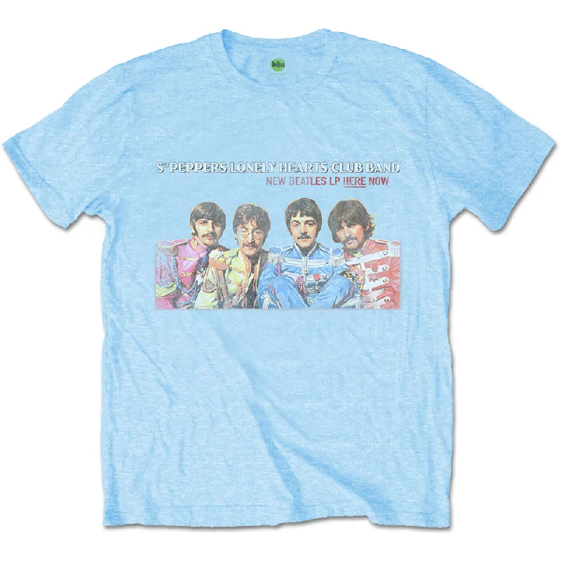 The Beatles | Official Band T-Shirt | LP Here Now Spandex Blend Rayon Blend Denim Blend