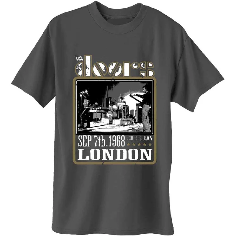 The Doors | Official Band T-Shirt | Roundhouse London Cotton Fabric Linen Fabric Terry Fabric