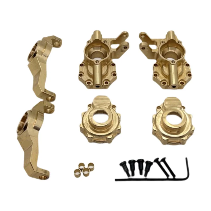 1:10 RC Steering Knuckle Kit Brass with Hub Carrier for R1003 R1001 DIY Accs Soft Padded Bralette