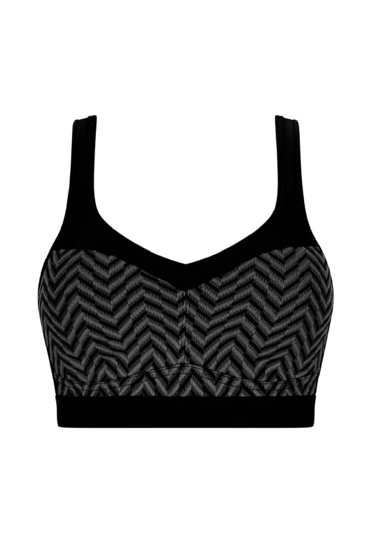 Amoena Jolie Wire-free Mastectomy Sports Bra Sexy Lace Bralette