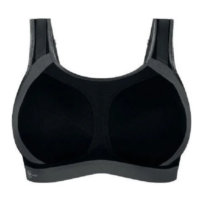 Anita Extreme Control Plus Sports Bra Black/Anthracite Soft Cup Bralette