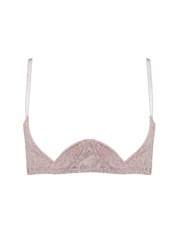 Aurelia Quarter Cup Bra (Blush) High-Cut Bra Design