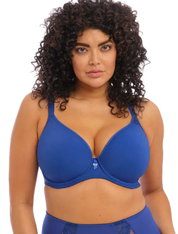 Elomi Bijou Underwire Banded Molded Bra, Lapis Blue | Blue Elomi Bra Blue Simple Wireless Bra