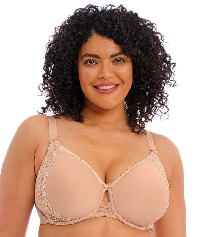 Elomi Charley Underwired Moulded Spacer Bra - Fawn Push-Up Bralette Set