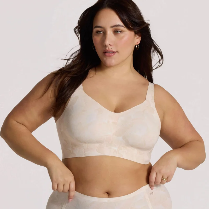 Evelyn & Bobbie Beyond Bra Champagne Ginkgo Breathable Full Coverage