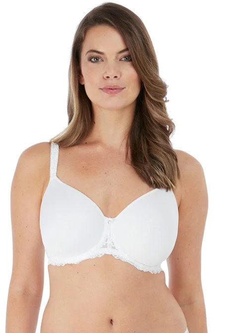 Fantasie Ana Underwire Molded Spacer Bra, White High Support Sports Bra