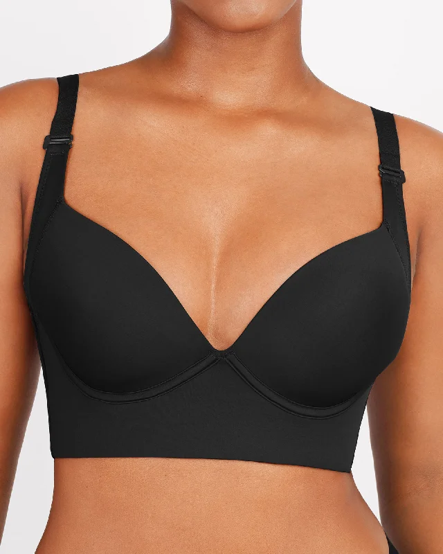 Luxe SmoothFit Adjustable Push-Up Bra Stretchy Wireless Bra