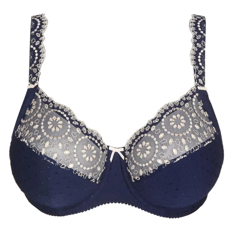 Prima Donna Osino Full Cup Bra Sapphire Blue Sexy Mesh Bra