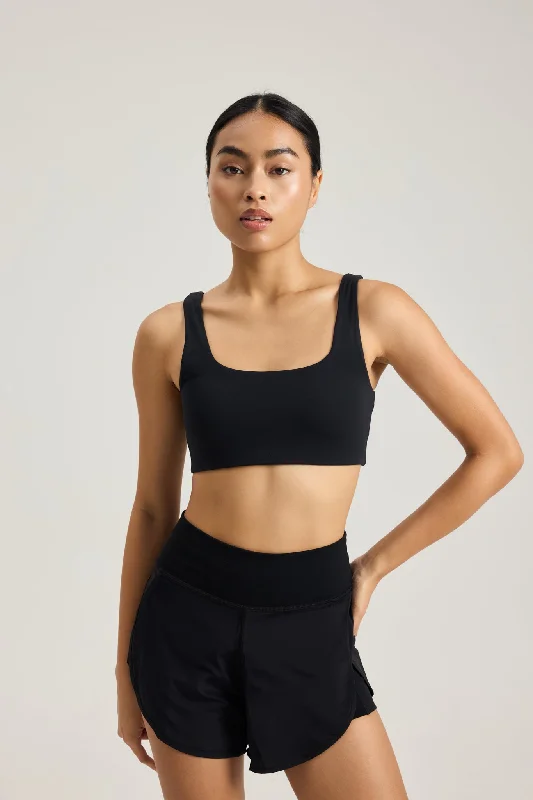 Reversible All Day Bra in Black Sesame Cotton Comfort Bra