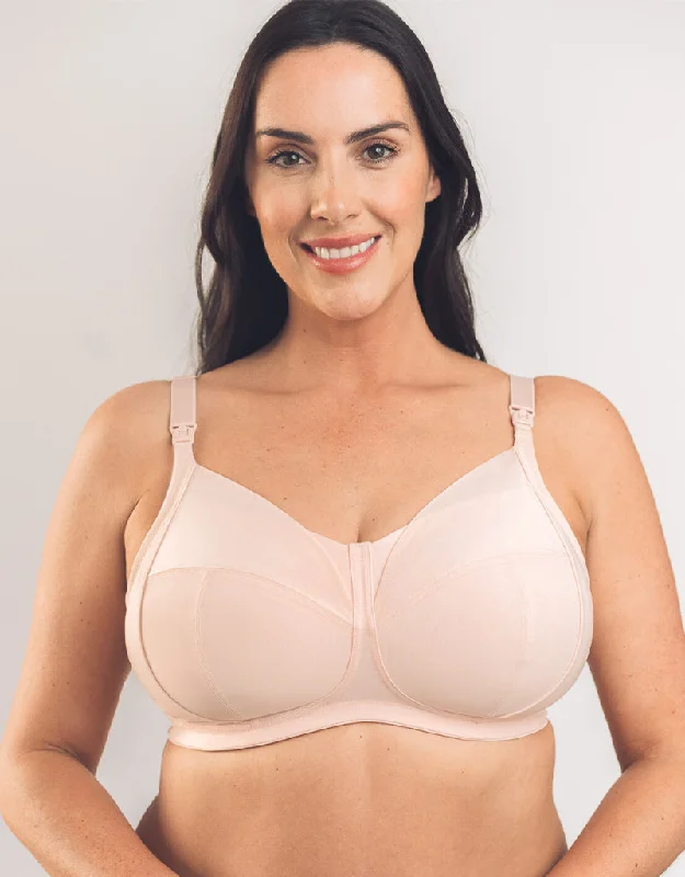 Royce Cara Nursing Bra Blush Pink Soft Padded Bralette