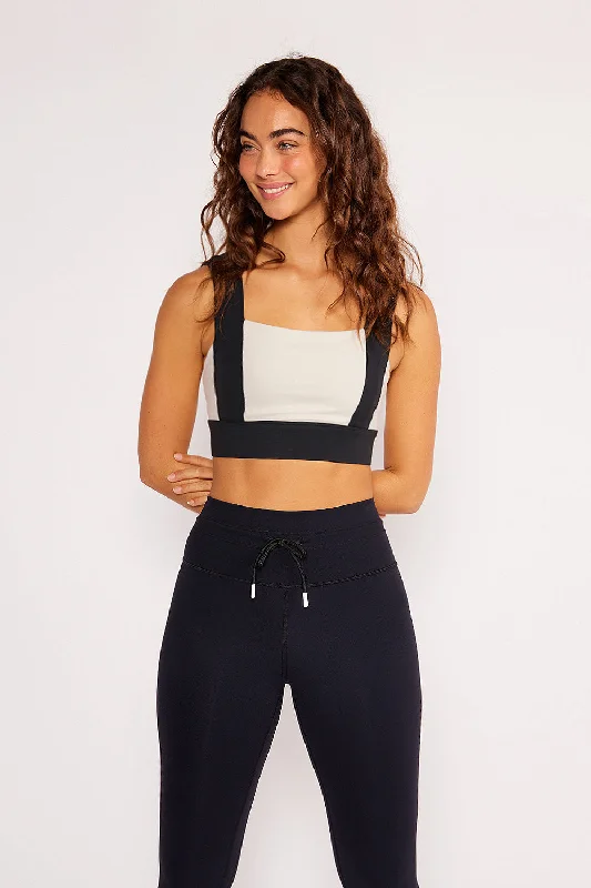 Juliet contrast bra cream Seamless Sports Bra