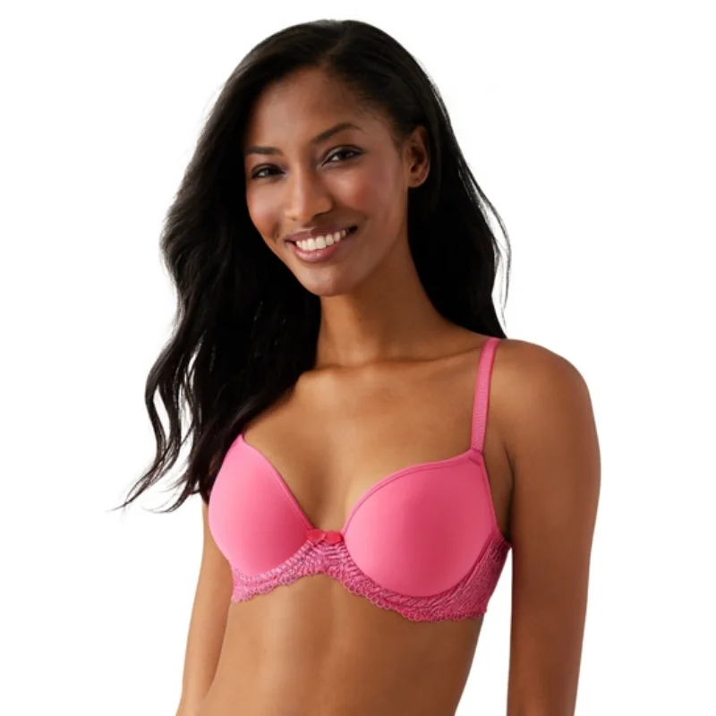 Wacoal La Femme Plunge Bra Hot Pink Push-Up Wireless Bra