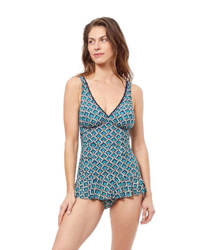 Profile By Gottex Masquerade D-Cup V-Neck Peplum One Piece Swimsuit Stylish Swimsuit Set Profile By Gottex Masquerade D-Cup V-Neck Peplum One Piece Swimsuit Stylish Swimsuit Set