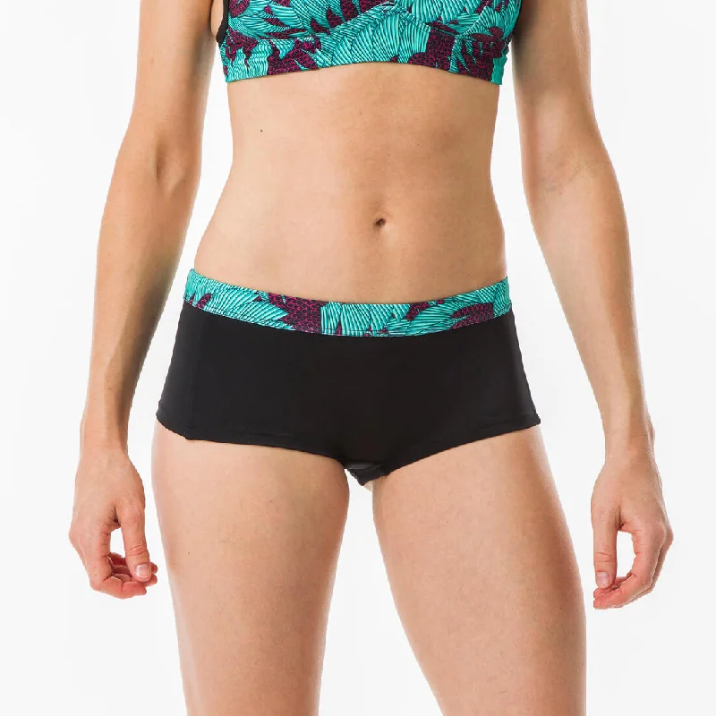 VAIANA KOGA MALDIVES Women's surf shorty swimsuit bottoms with drawstring Vibrant Bikini Bottoms VAIANA KOGA MALDIVES Women's surf shorty swimsuit bottoms with drawstring Vibrant Bikini Bottoms