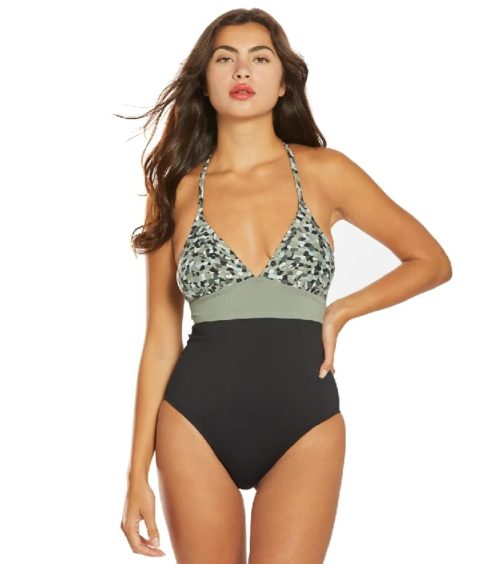 Carve Designs Dahlia One Piece Swimsuit Camo Stylish Beachwear Set