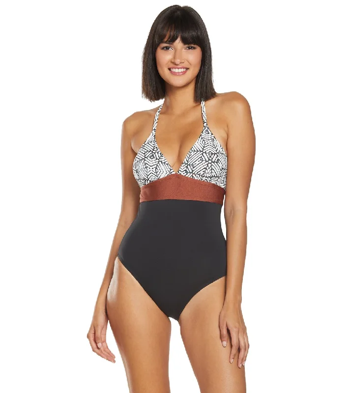 Carve Designs Dahlia One Piece Swimsuit White Tile Classic One-Piece