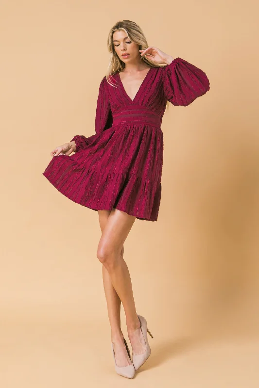 WHIMSICAL FEELING MINI DRESS Trendy A-Line Mini Dress