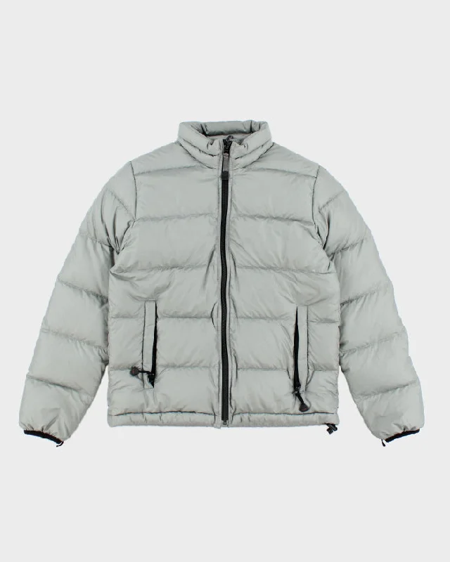 Vintage Eddie Bauer Lightweight Puffer Jacket - S Zippered Front Buttoned Front Snap Front