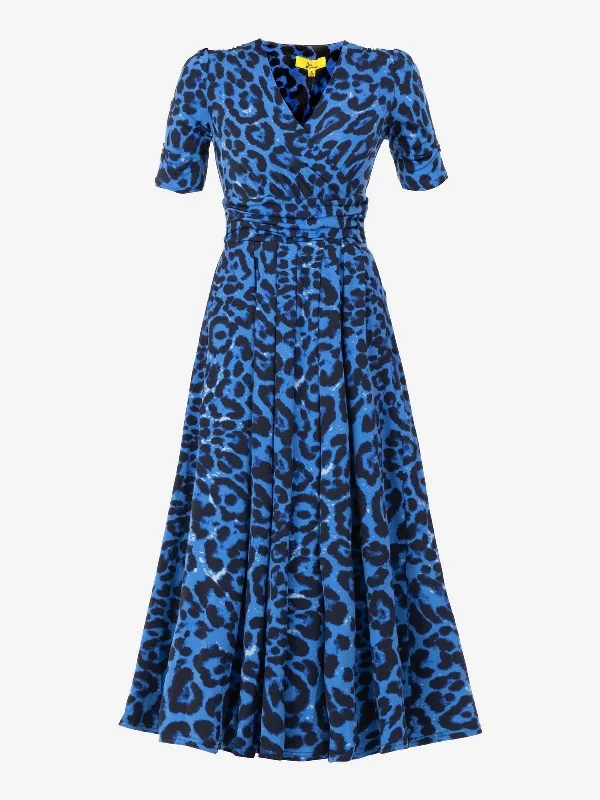 Aurora Animal Print Jersey Maxi Dress Trendy Floral Print Maxi Dress