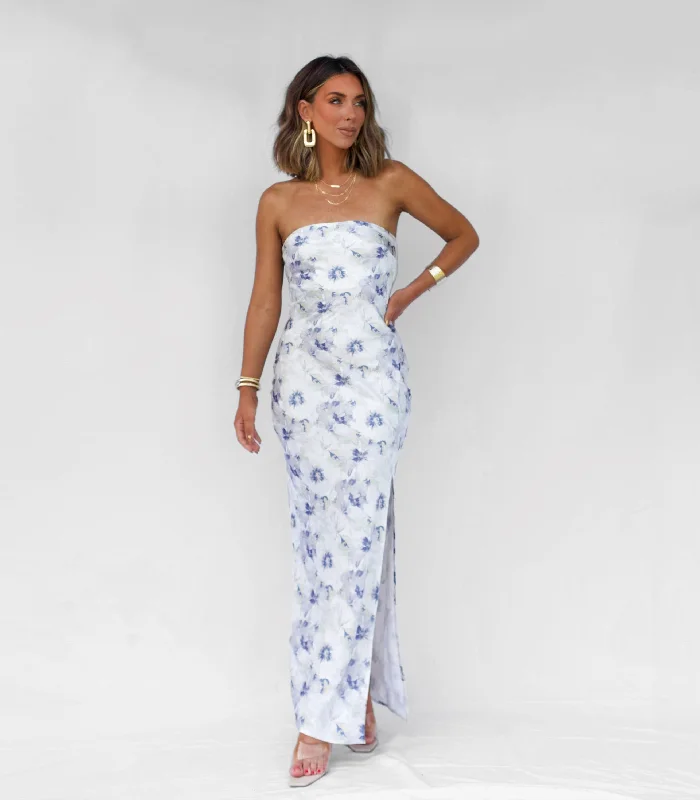 Dreamy Nights Maxi Dress Elegant Maxi Dress with Drapes