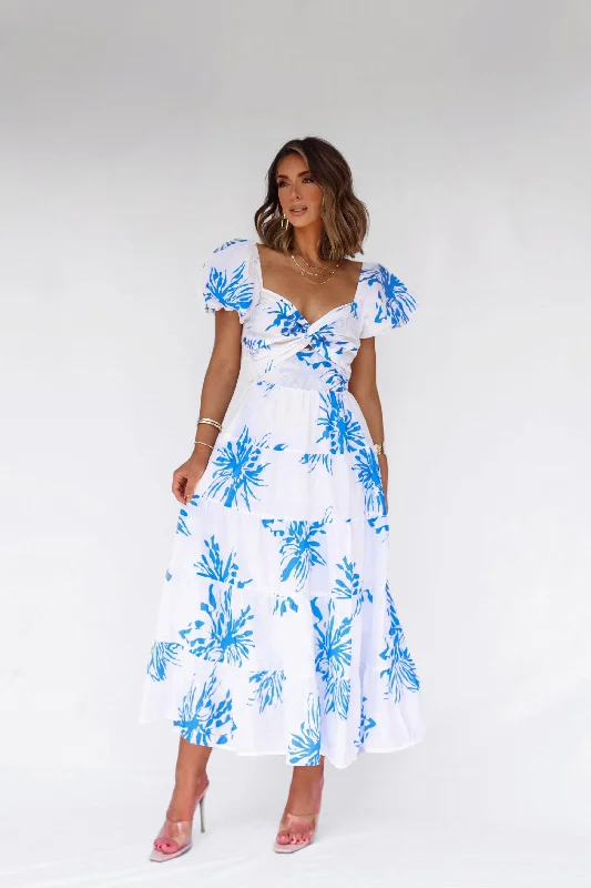 Island Status Maxi Dress Cozy Maxi Dress with Slit